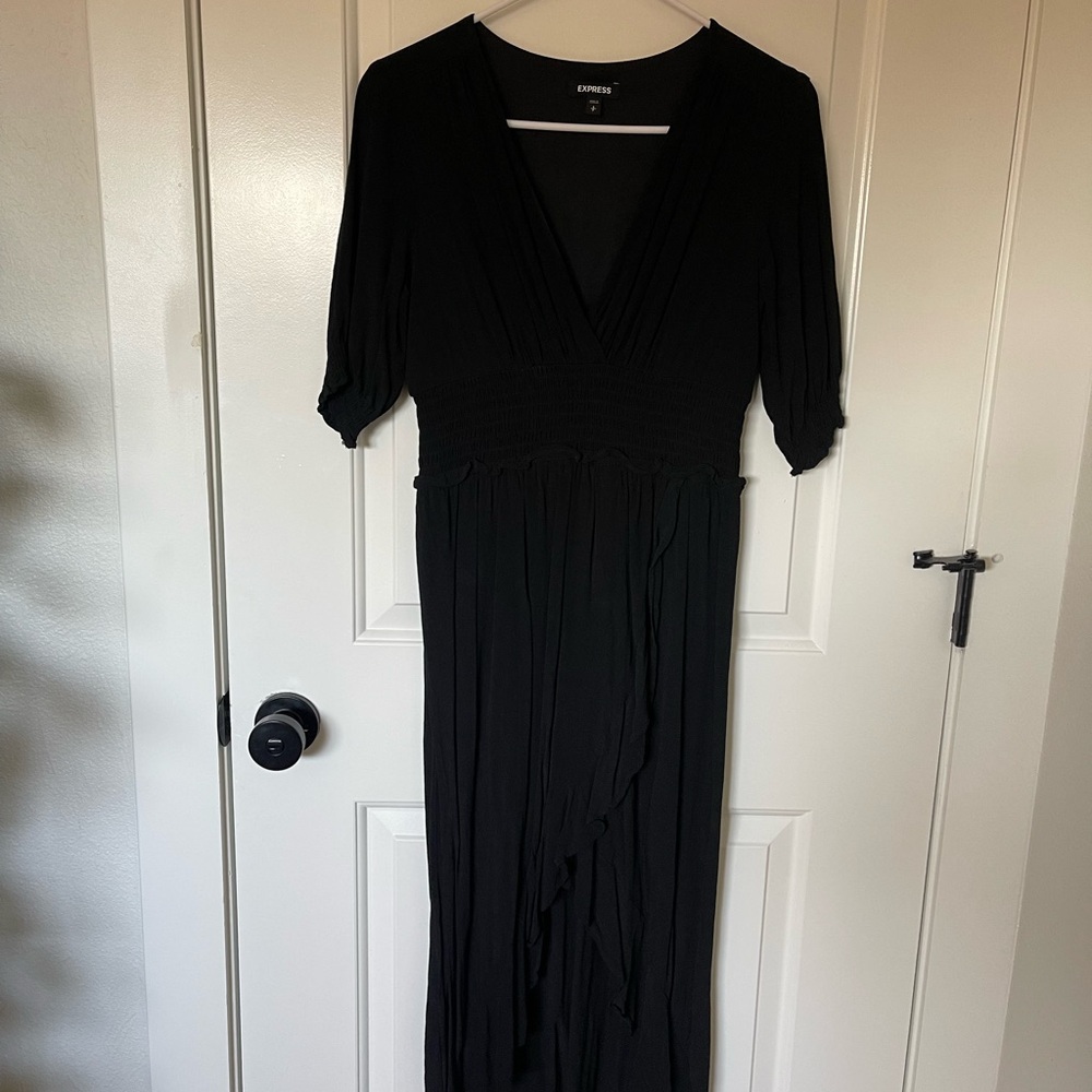 Elegant Black Dress by Express, Size Small